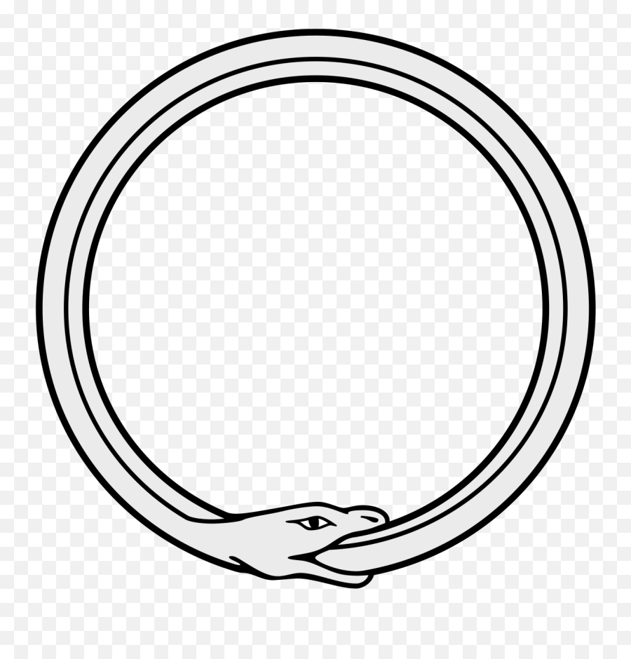 Ouroboros - Snake Eating Itself Drawing Png,Ouroboros Transparent