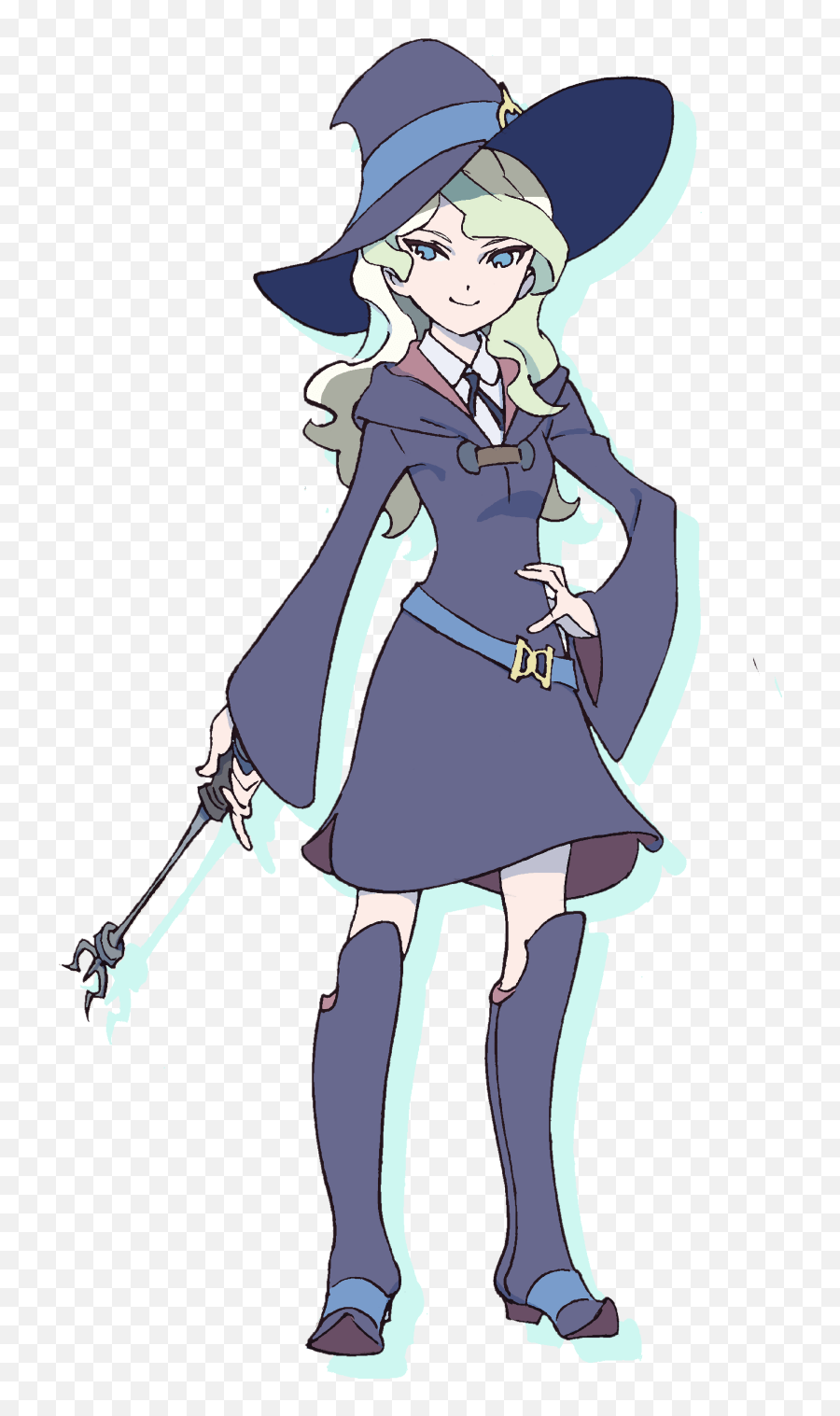 Little Witch Academia Vr Broom Racing - Diana Little Witch Academia Png,Video Player Witches Hat Icon