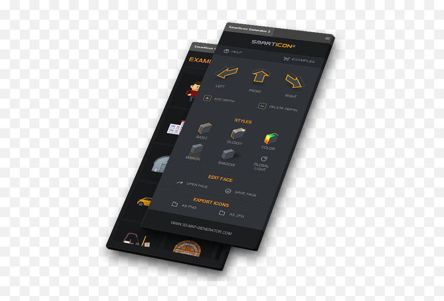 Www3d - Mapgeneratorcom Smarticon Generator 2 U2013 Isometric Language Png,Belle Ui Icon Pack