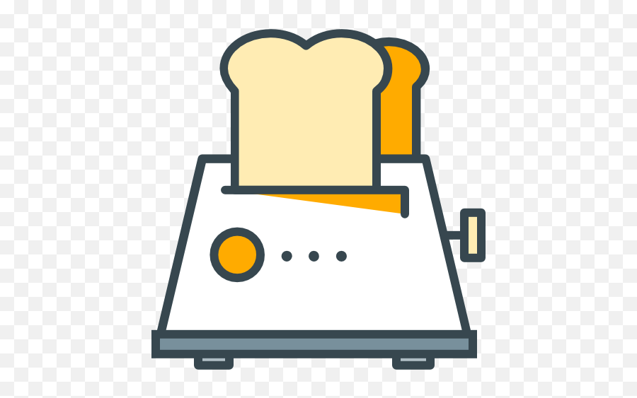 Toaster Kitchen Toasted Food Free Icon - Iconiconscom Png,Toaster Icon