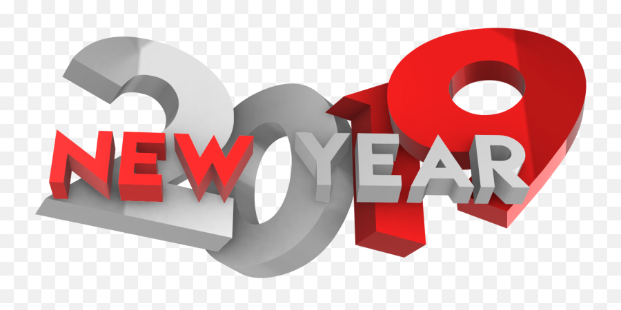 Happy New Year 3d Png - Graphic Design,New Year 2018 Png