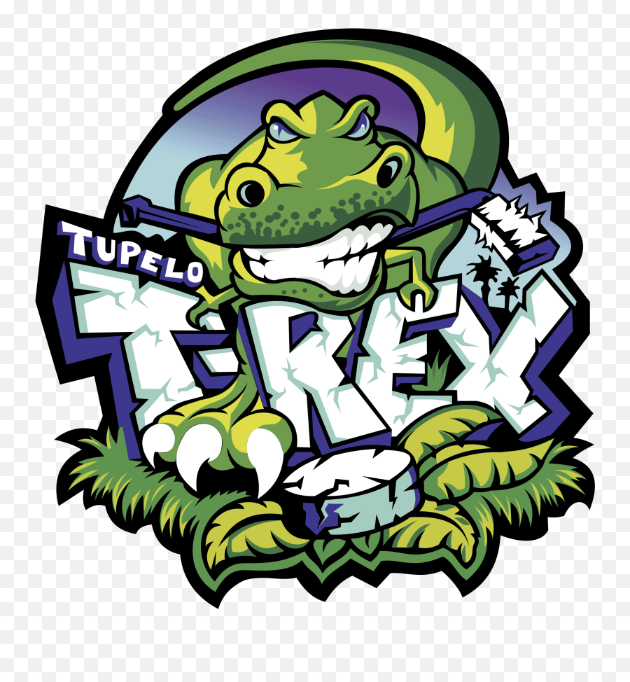 Tupelo T Rex Logo Png Transparent Svg - Logo T Rex Png,Tyrannosaurus Rex Png