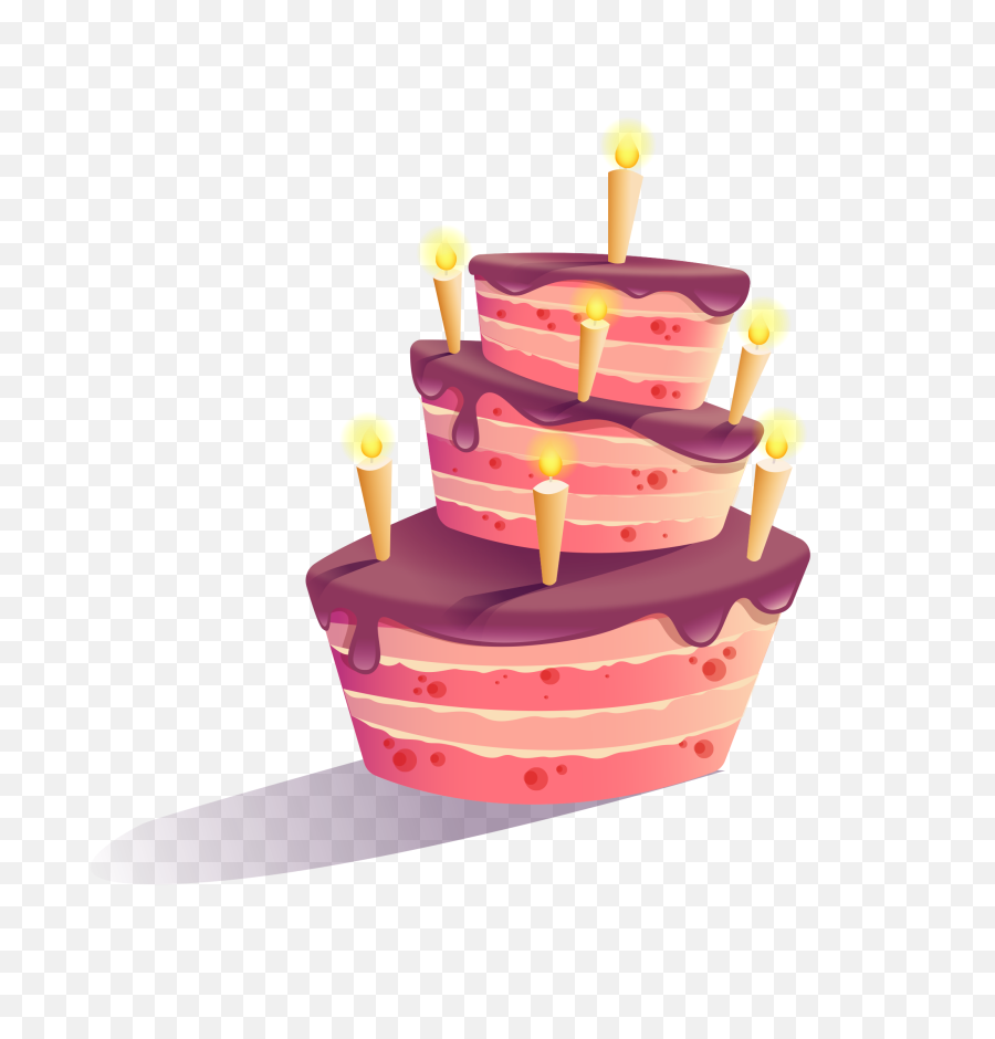 Birthday Cake Clipart Transparent Image - Clipart Transparent Background Birthday Cake Png,Birthday Cake Clipart Transparent Background