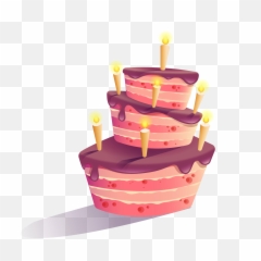 Birthday Cake Clipart Transparent Image - Background Png