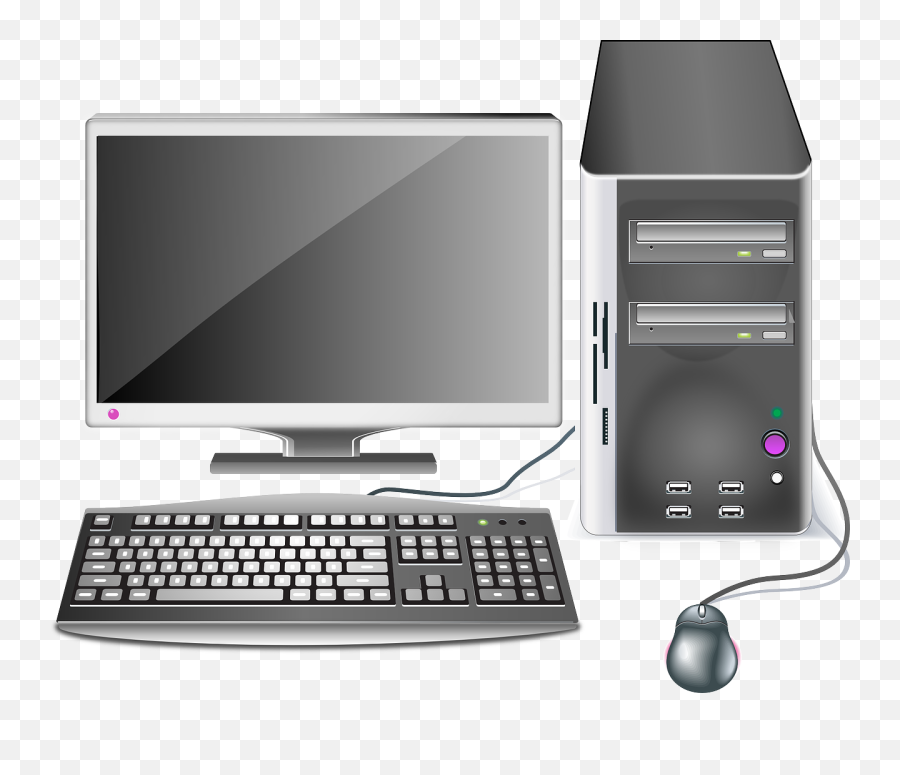 Computer Desktop Workstation - Computadora Para Que Sirve Png,Computer Desk Png