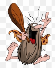 Captain Caveman Png Vector Clipart - Caveman Cartoon,Caveman Png