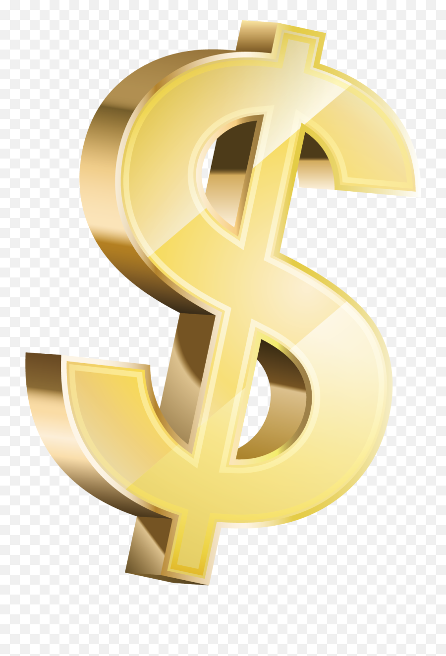 Dollar Sign Bank Currency Symbol Coin - Gold Dollar Sign Transparent Png,Dollar Sign Transparent