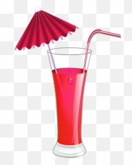 Cocktail Pink Lady Martini Red Russian Clip Art - Red Transparent Background Mocktail Clipart Png,Cocktail Png