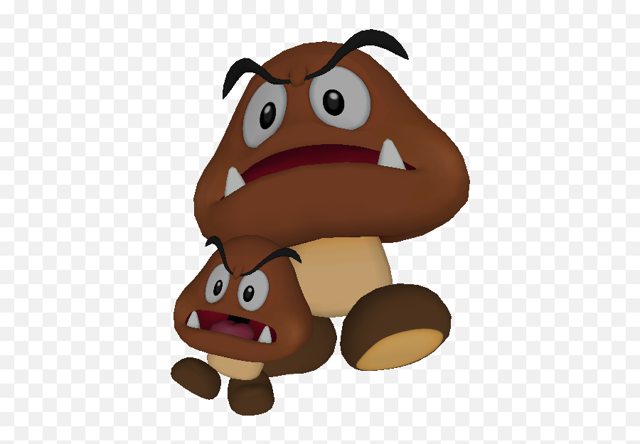 Wii U - Super Smash Bros For Wii U Big Goomba Trophy Big Goomba Png,Goomba Png