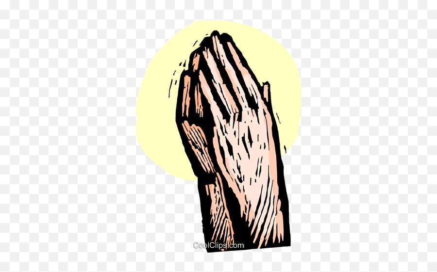 Praying Hands Royalty Free Vector Clip Art Illustration - Illustration Png,Prayer Hands Png