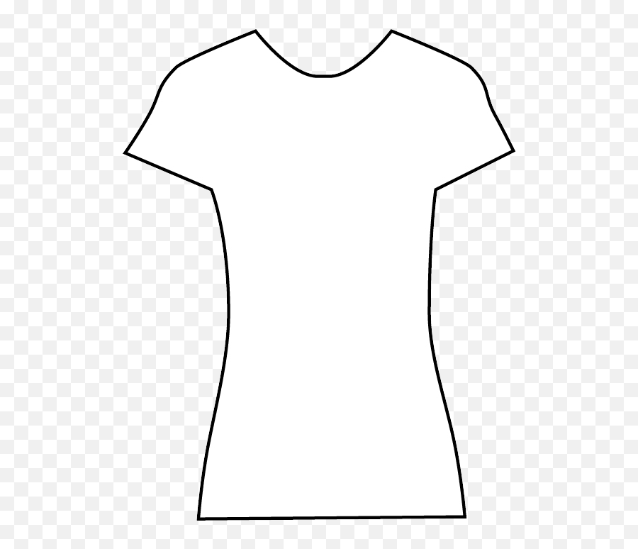 White T Shirt Drawing Free Download - Active Shirt Png,Black Tee Shirt Png