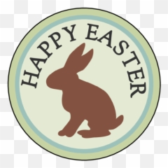 Happy Easter Bunny - Label Templates OL350 OnlineLabelscom Transparent Png