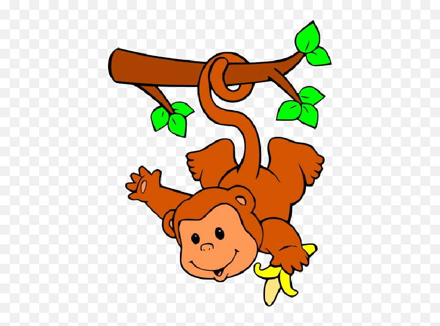 Baby Monkeys Clip Art - Orangutan Clipart Png Download 600 Funny Cartoon Images Hd All,Orangutan Png