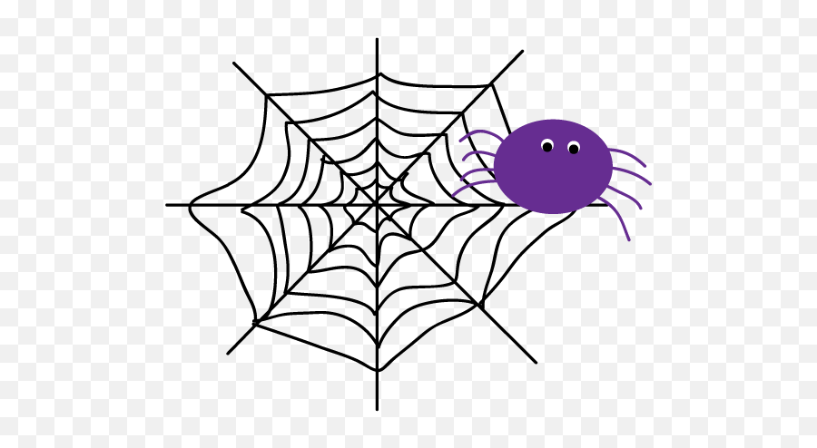Cute Spider Web Images Png - Spider Web Clip Art,Spider Web Png