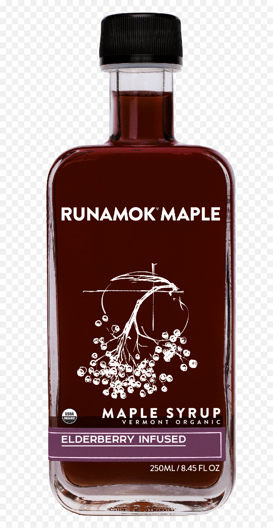 Elderberry Infused Maple Syrup - Glass Bottle Png,Maple Syrup Png