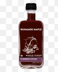 Elderberry Infused Maple Syrup - Glass Bottle Png,Maple Syrup Png