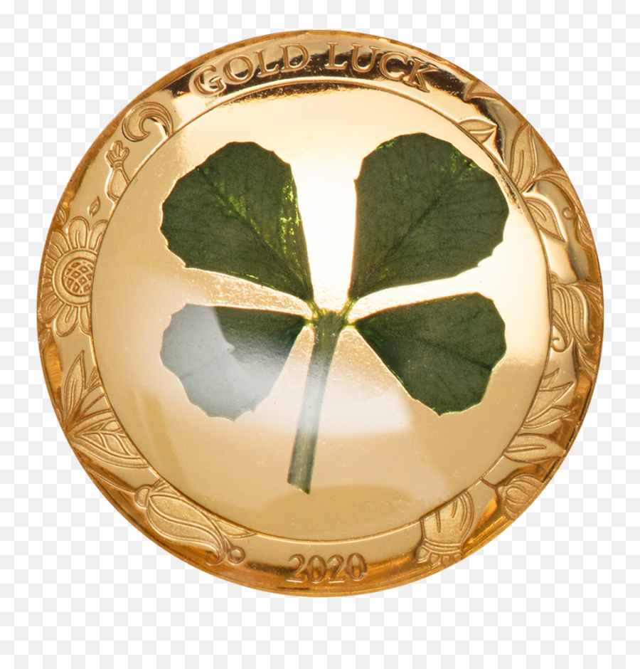 Four Leaf Clover 2020 U2013 Cit Coin Invest Ag - Palau 1 Dollar 2020 Png,4 Leaf Clover Png