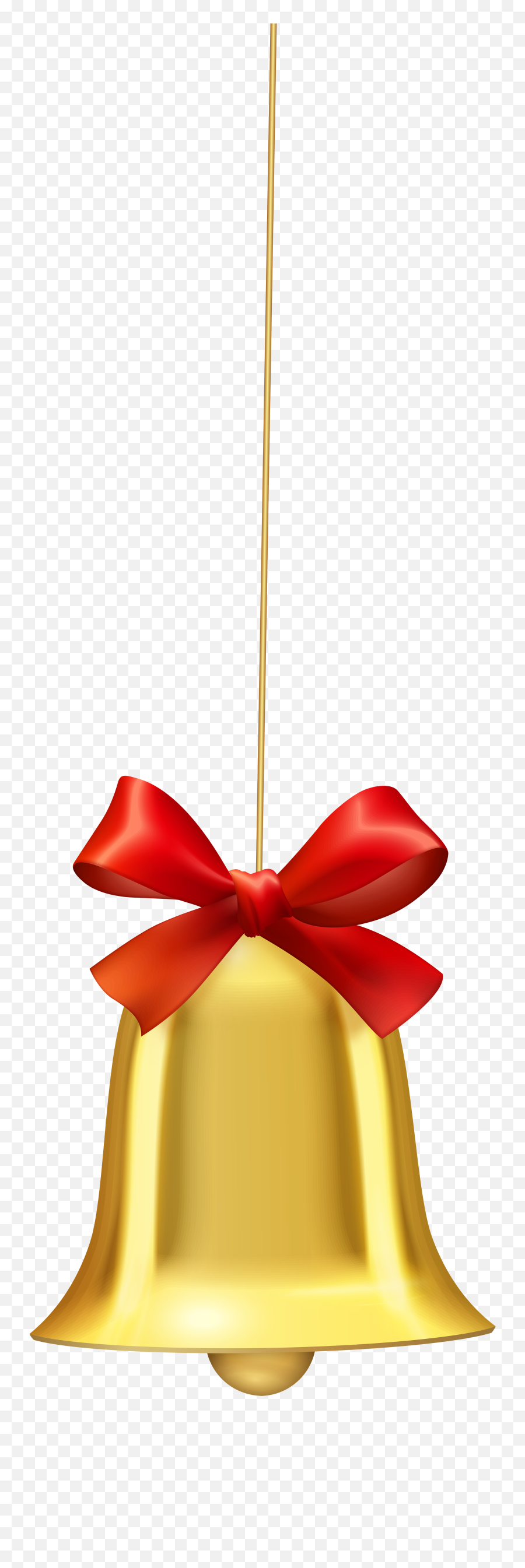 Download Hd Christmas Bell Hanging Png - Hanging Christmas Bells Png,Christmas Bell Png