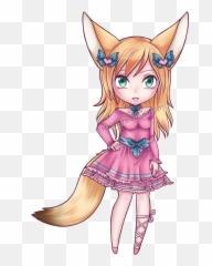 Fennec Fox Closed - Cartoon Png,Fennec Fox Png