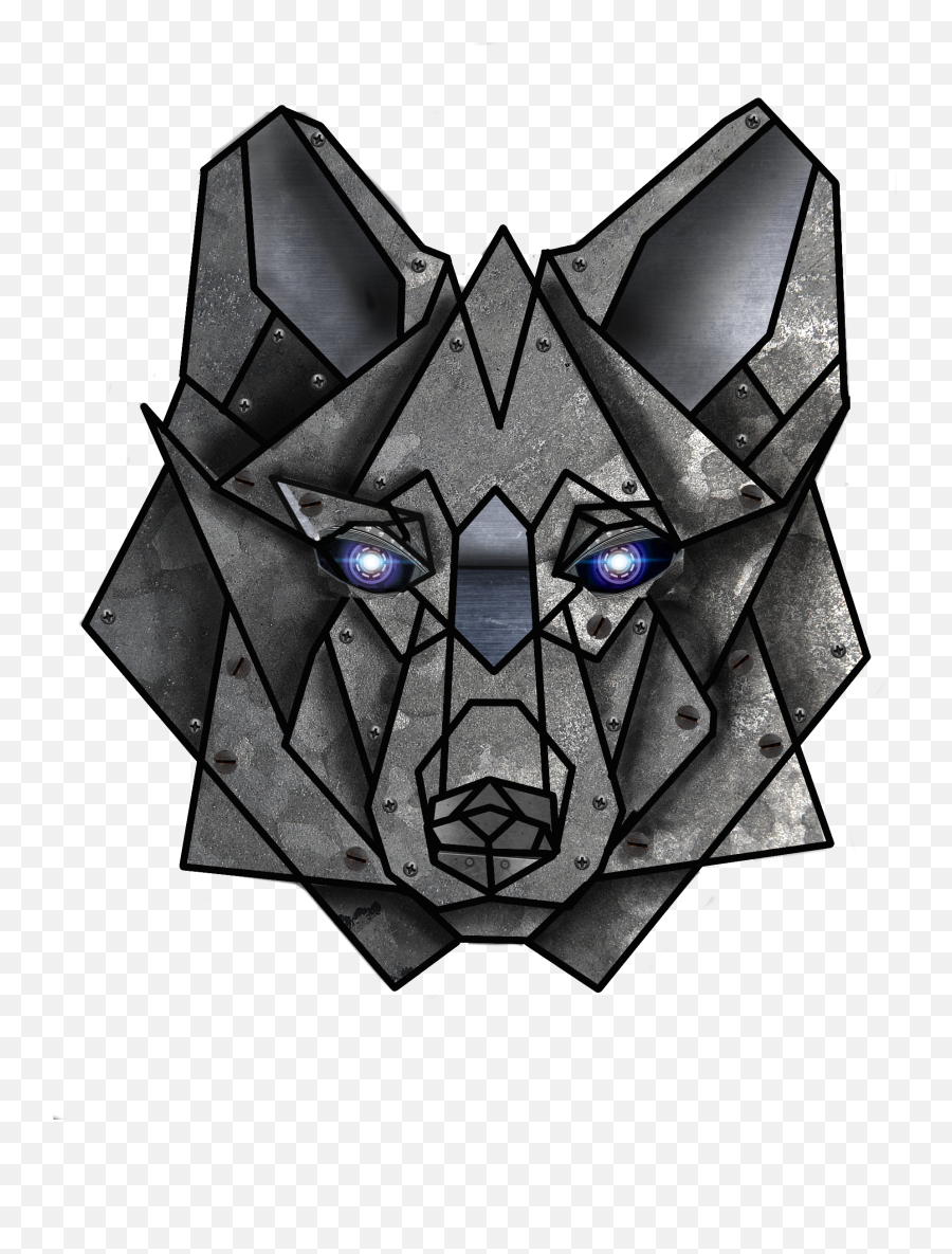 Cropped - Wolf On A Cartesian Plane Png,Wolf Head Png