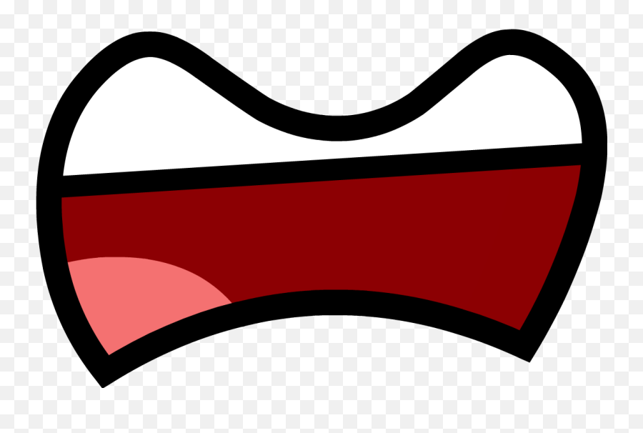 Fan Made Asset Big Frown Mouth 4 Open - Cartoon Mouth Transparent Background Png,Frown Png