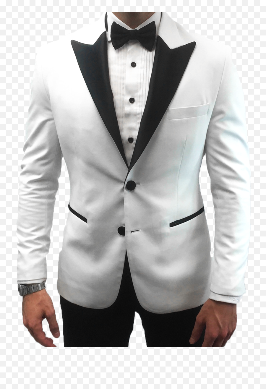 White Custom Made Tuxedo - White Tuxedo Png,Tuxedo Png