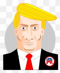 Donald Trump Caricature President - Republican Party Png,Donald Trump Png