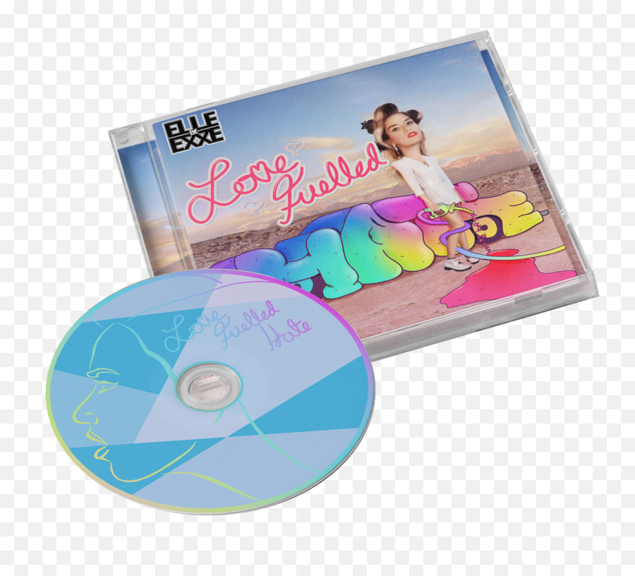Love Fuelled Hate Elle Exxe - Cd Png,Cd Cover Png