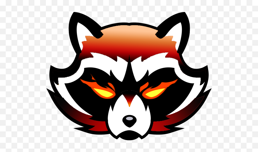 Hell Raccoons Clipart - Full Size Clipart 2450803 Raccoon Face Clipart Png,Raccoon Transparent Background