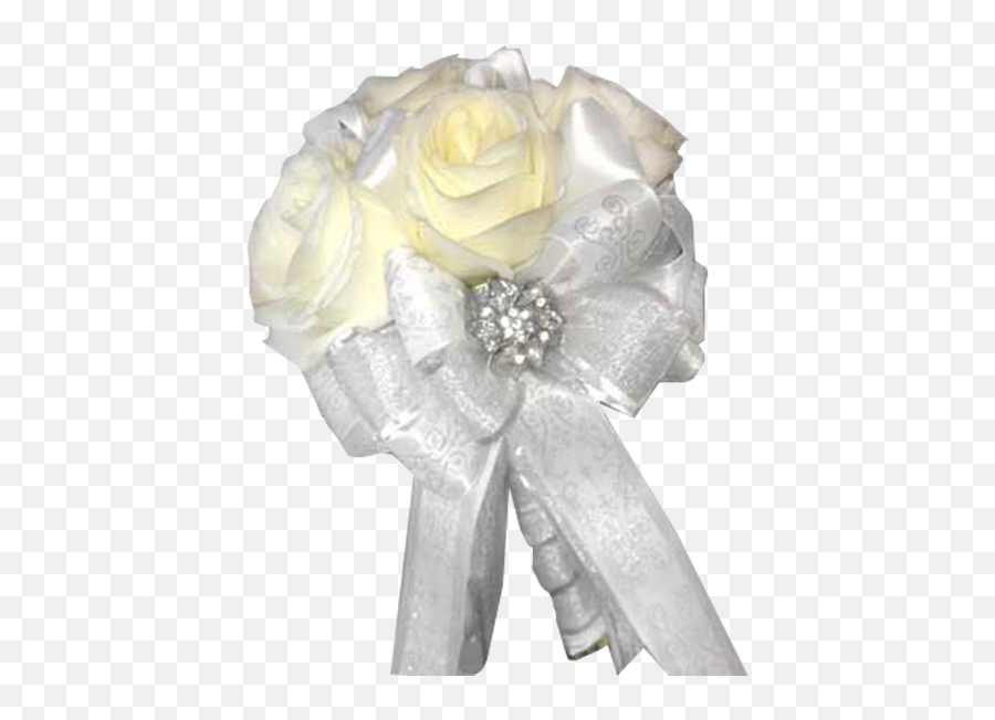White Bridal Bouquet - Garden Roses Png,Bouquet Of Roses Png