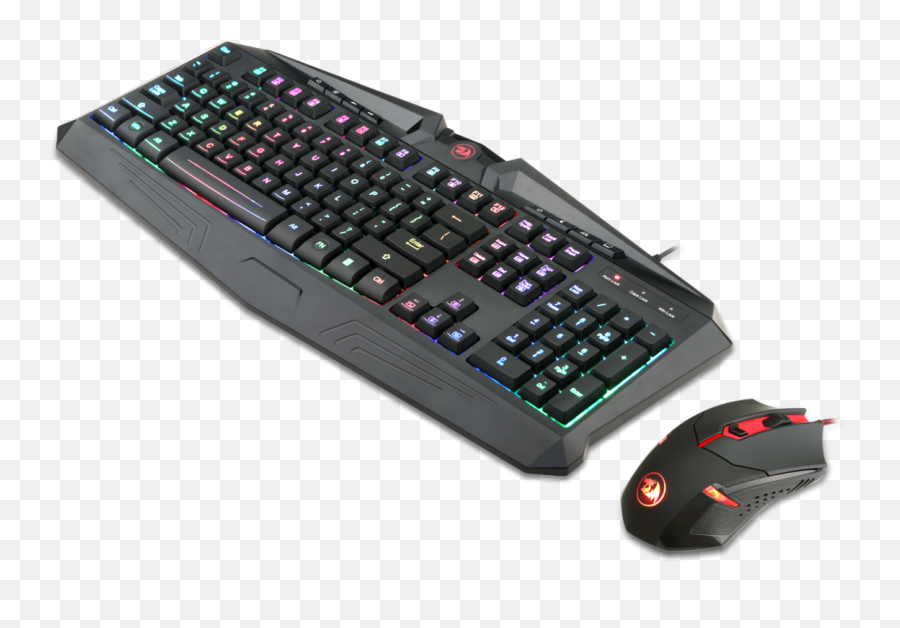 Redragon S101 - 1 Gaming Keyboard Mouse Combo Rgb Led Backlit Live Tech Keyboard And Mouse Png,Keyboard Transparent Background