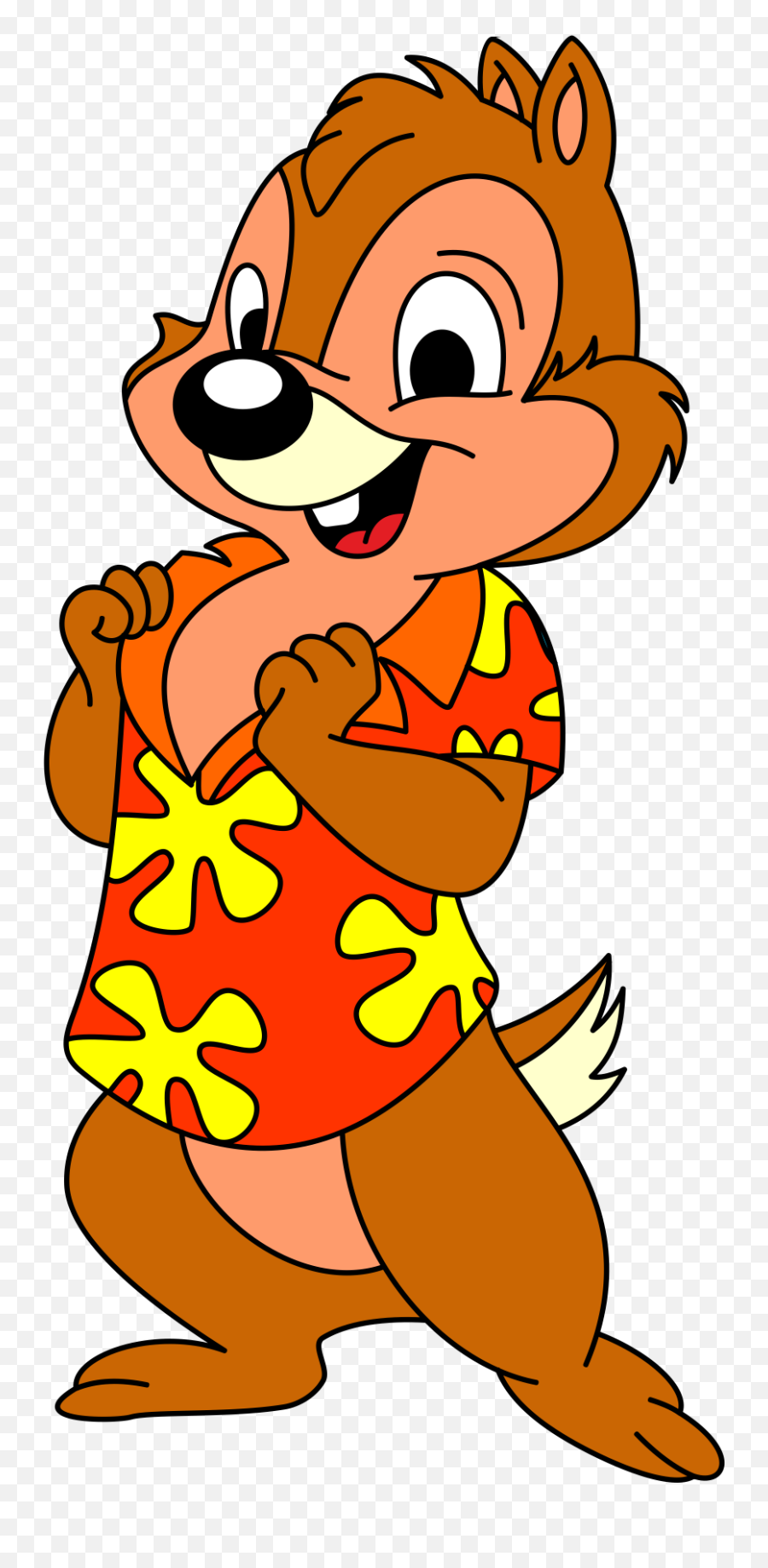 Chip And Dale Png - Cute Chip And Dale Cartoon Character,Dale Like Png