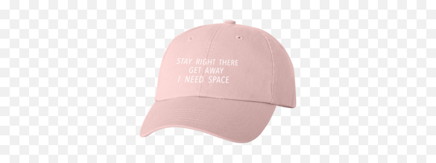 I Need Space Embroidered Pink Dad Hat - For Baseball Png,Dad Hat Png