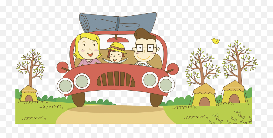 Food Text Cartoon Family Vacation - Family Vacation In Cartoon Png,Cartoon Food Png