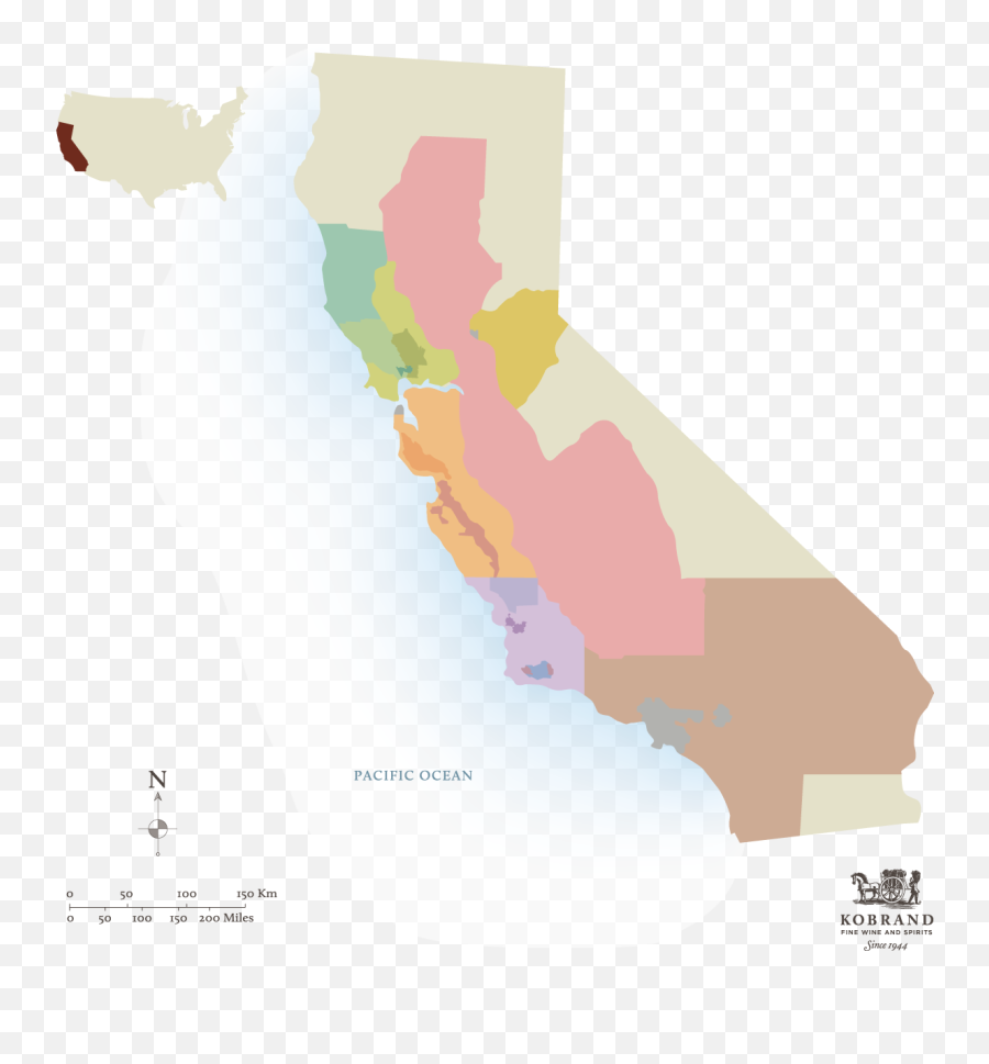Kobrand Wine U0026 Spirits Education Maps America - Language Png,California Map Png