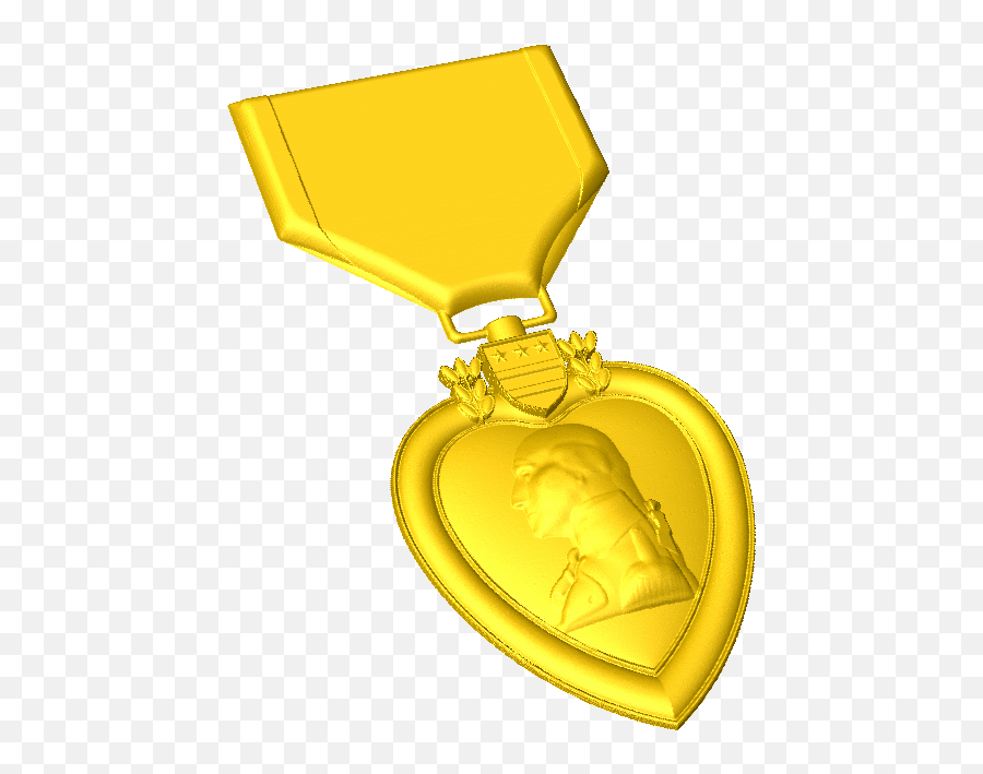 Gold Medal Transparent Cartoon - Solid Png,Purple Heart Medal Png