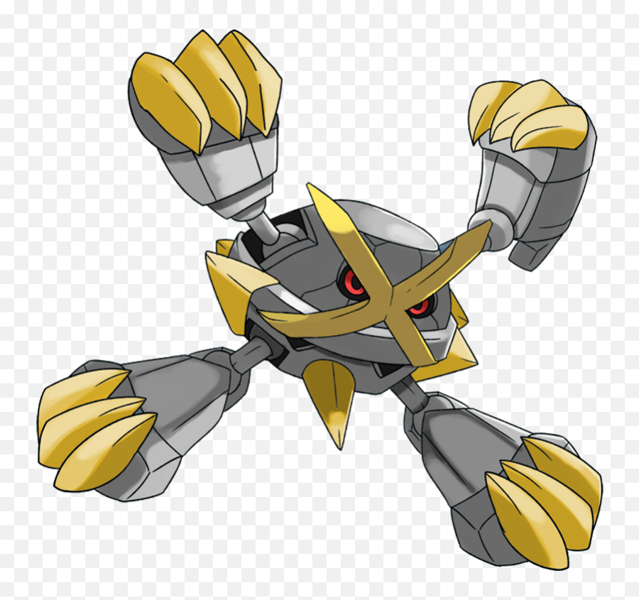 Pokemon - Pokemon Shiny Mega Metagross Png,Metagross Png