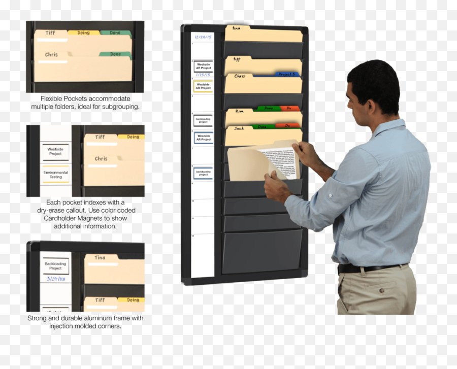 Fileview File Folder Wall Organizer - Horizontal Png,File Folder Png