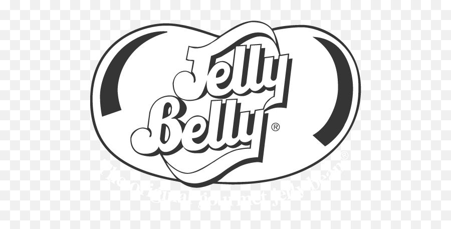 Jelly Belly Logo White Transparent Png - White Jelly Belly Logo,Jelly Bean Logo