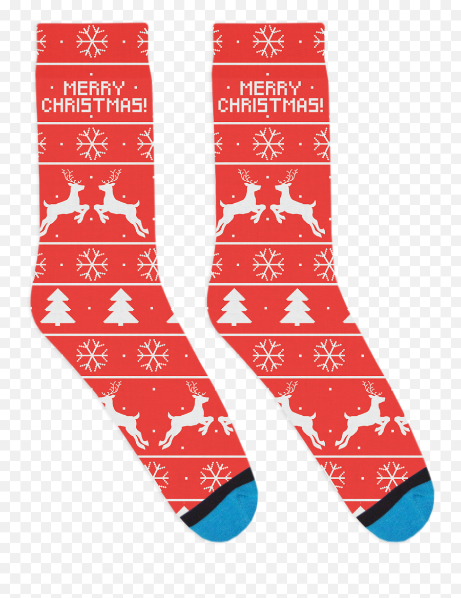 Uglier Christmas Sweater Socks - Calze Personalizzate Con Faccia Png,Christmas Sweater Png