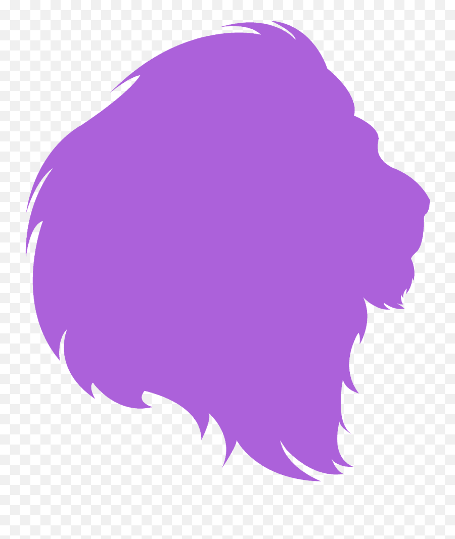 Lion Head Silhouette - Free Vector Silhouettes Creazilla Lion Head Silhouette Png,Lion Head Transparent