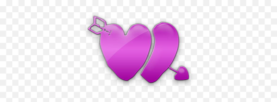 Double Heart Icon - Girly Png,Heart Icon Pink
