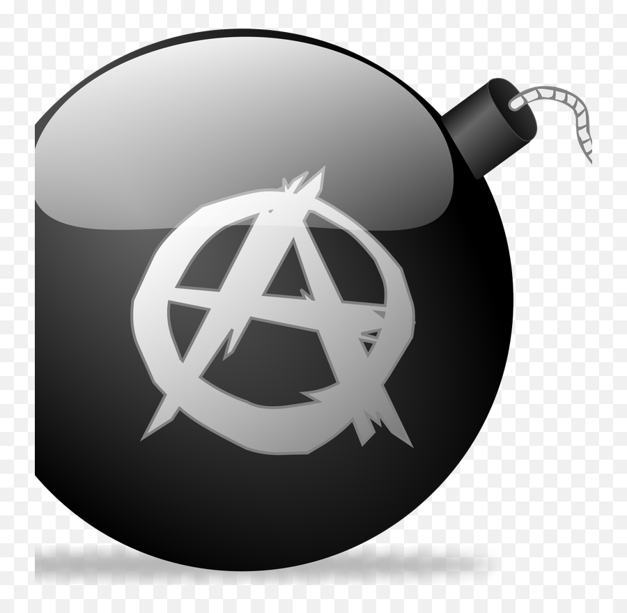 This Free Icons Png Design Of Anarchist Bomb Transparent - Anarchy,Angel Wings Icon For Facebook