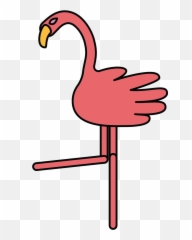 Flamingo Illustration - Dot png