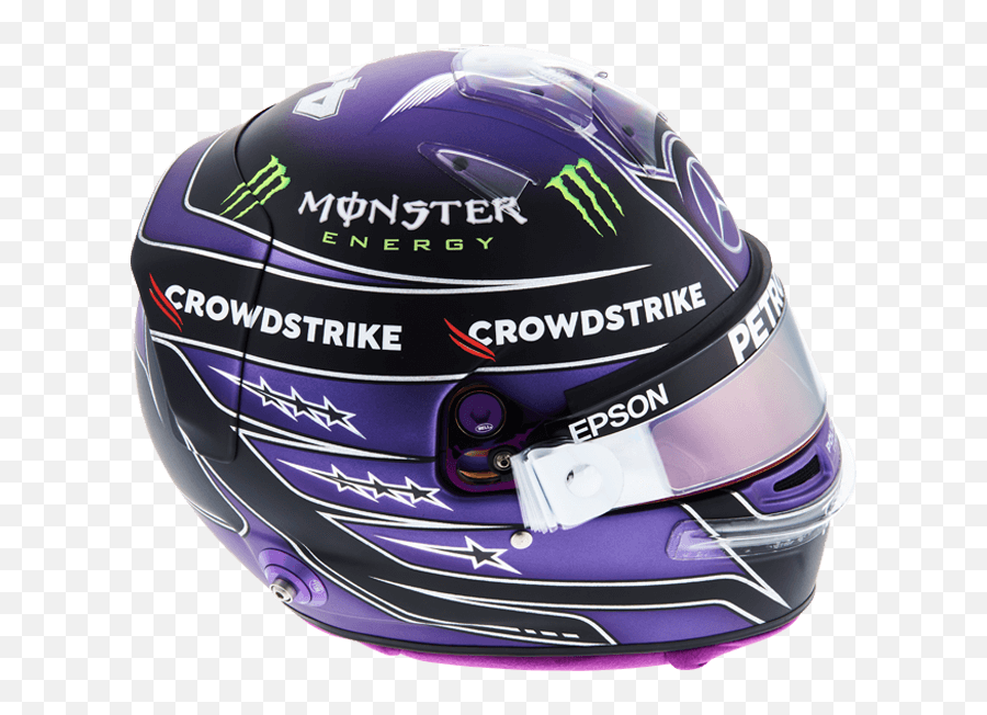 Lewis Hamilton - F1 Driver For Mercedes 2021 Formula One World Championship Png,Icon Purple Helmet
