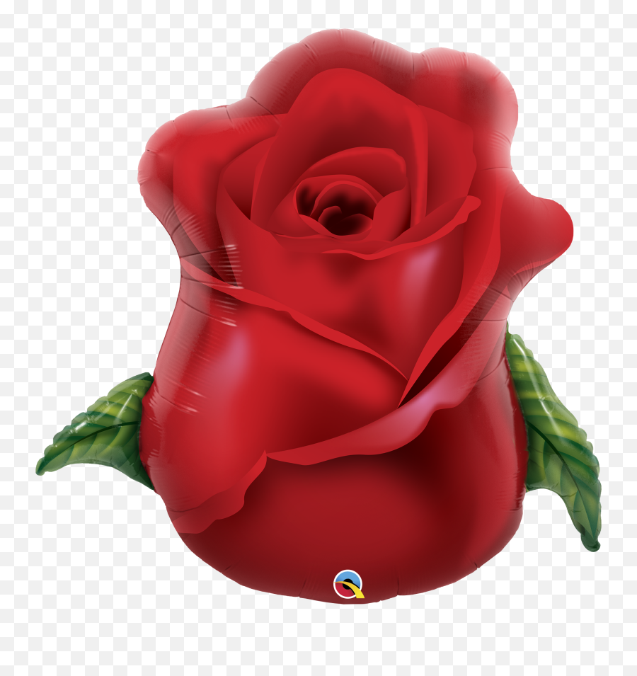33u2033 Shape Foil Red Rose Bud Sw 98696 U2013 Each Pkgd - 98696 Qualatex Png,Red Rose Transparent