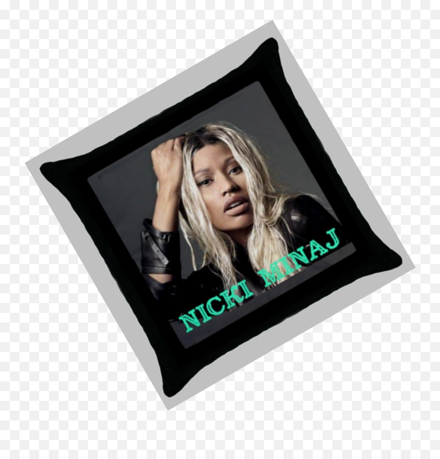 Throw Pillow Case Nicki Minaj And 50 Similar Items - Picture Frame Png,Nicki Minaj Icon