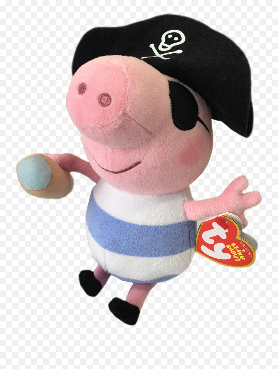Pirate George Beanie Babies Plush - Ty Beanies Babies George Pirate Png,Peppa Pig Png