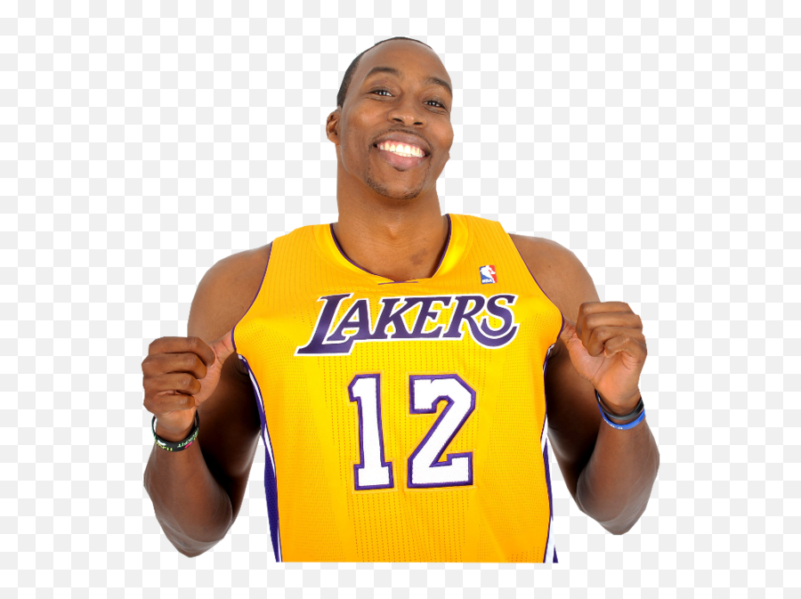 Download Dwight Howard - Los Angeles Lakers Full Size Png Steve Nash Lakers Jersey,Dwight Png
