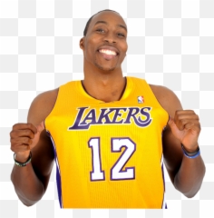 Download Dwight Howard - Los Angeles Lakers Full Size Png Steve Nash Lakers Jersey,Dwight Png